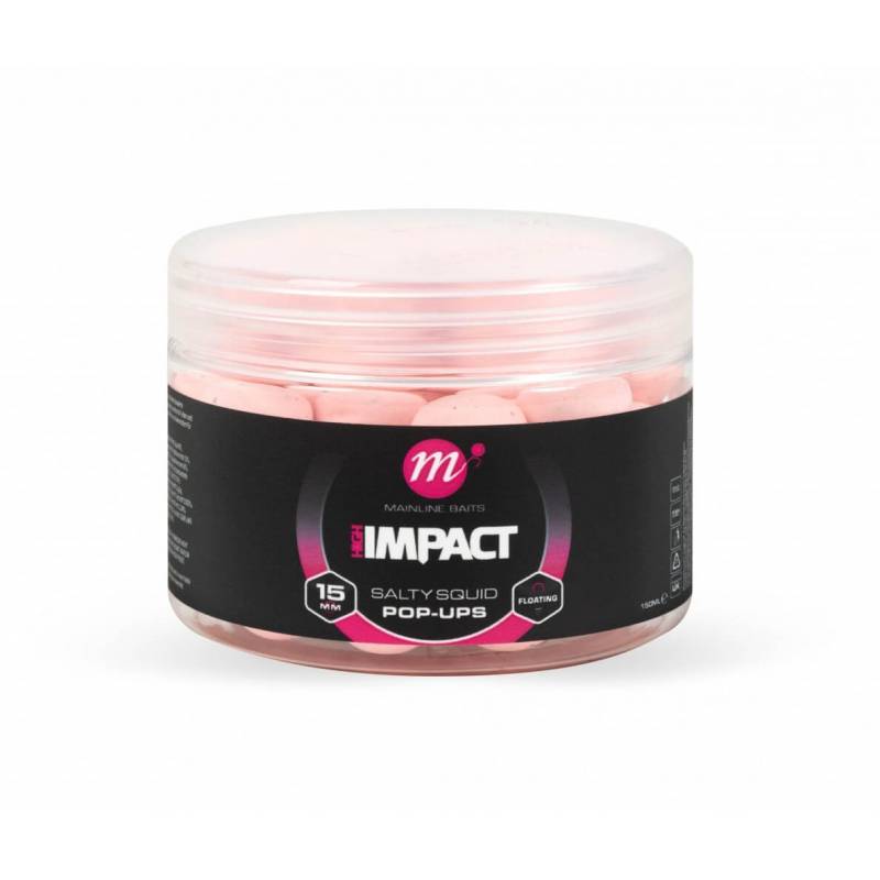 Mainline Hi Impact Salty Squid Pop Up 15mm – Pop-ups carpe flottants | CarpeConnect