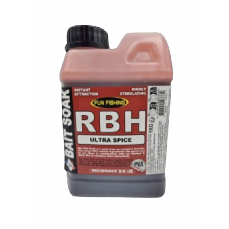 Fun Fishing RBH Bait Soak System Ultra Spice 1kg Bouillettes Carpe