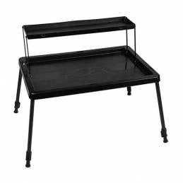 Fox Compact 2 Tier Bivvy Table 30x47cm Table Bivouac Carpe Réglable 24-50cm | CarpeConnect