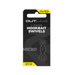 Avid Carp Outline Micro Hookbait Swivel Size 17 x20 | CarpeConnect