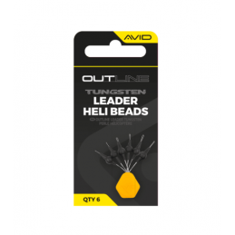 Avid Carp Tungsten Leader Heli Beads - Pack 6 | CarpeConnect