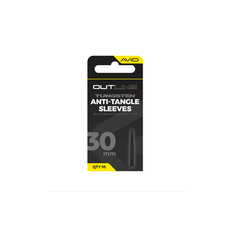 Avid Carp Outline Tungsten Anti-Tangle Sleeve 30mm x20 | CarpeConnect