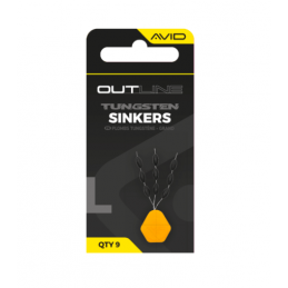 Avid Carp Outline Tungsten Sinkers Large | Plombs Tungstène Carpe