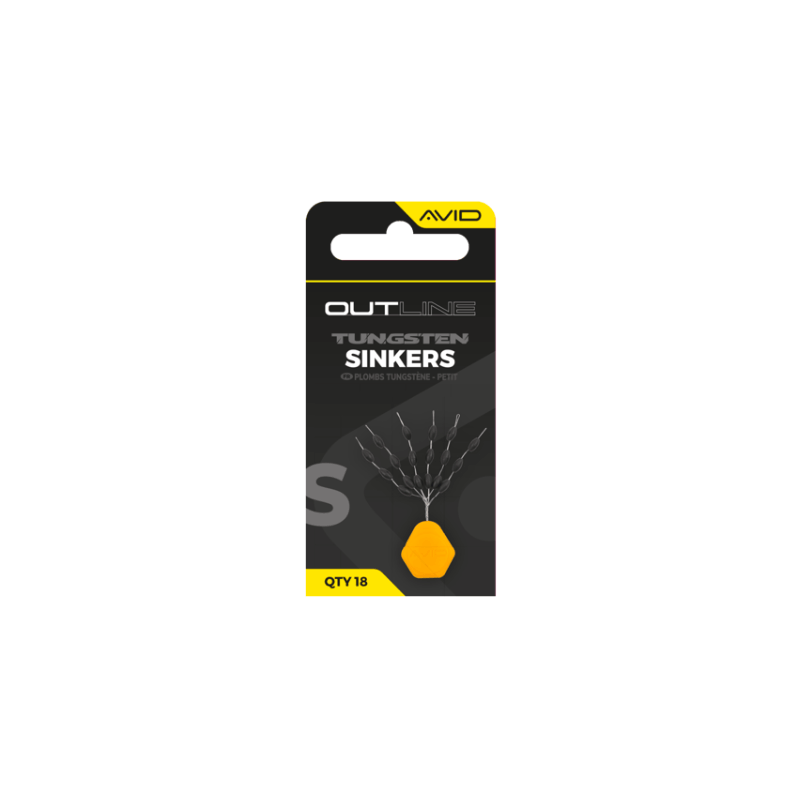 Avid Carp Outline Tungsten Sinkers Small | Plombs Tungstène Carpe