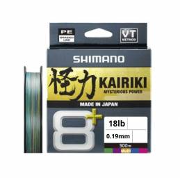 Shimano Kairiki 8+ Multi 300m 0.19mm 12.8kg 18lb Tresse 8 Brins Carnassier