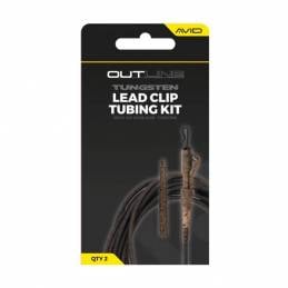 Avid Carp Outline Lead Clip Tungsten Tubing Kit – Kit tubes et clips tungstène | CarpeConnect
