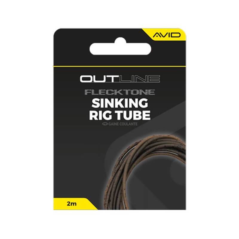 Avid Carp Outline FleckTone Sinking Rig Tube – Tube de montage coulant camouflé | CarpeConnect