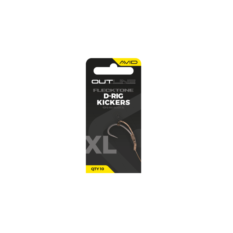 Avid Carp Outline FleckTone D-Rig Kicker XL | Accessoire montage carpe | CarpeConnect