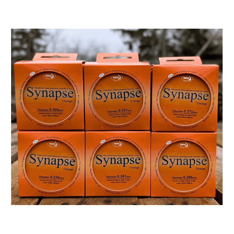 Katran Nylon Synapse Orange 0.370 mm 1000 m 8.77 kg Nylon Carpe Coulant Ultra Résistant  Meta description