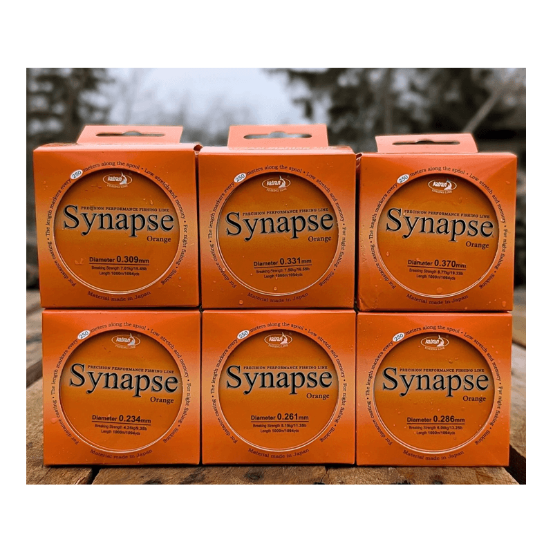 Katran Nylon Synapse Orange 0.261 mm 1000 m 5.15 kg Nylon Carpe Coulant Longue Distance