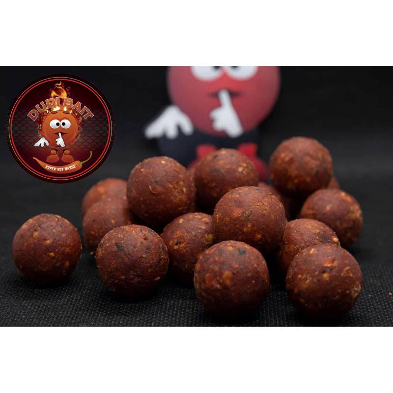 Dudi Bait Bouillettes Soluble Mister Red Super Hot 16 mm 1 kg