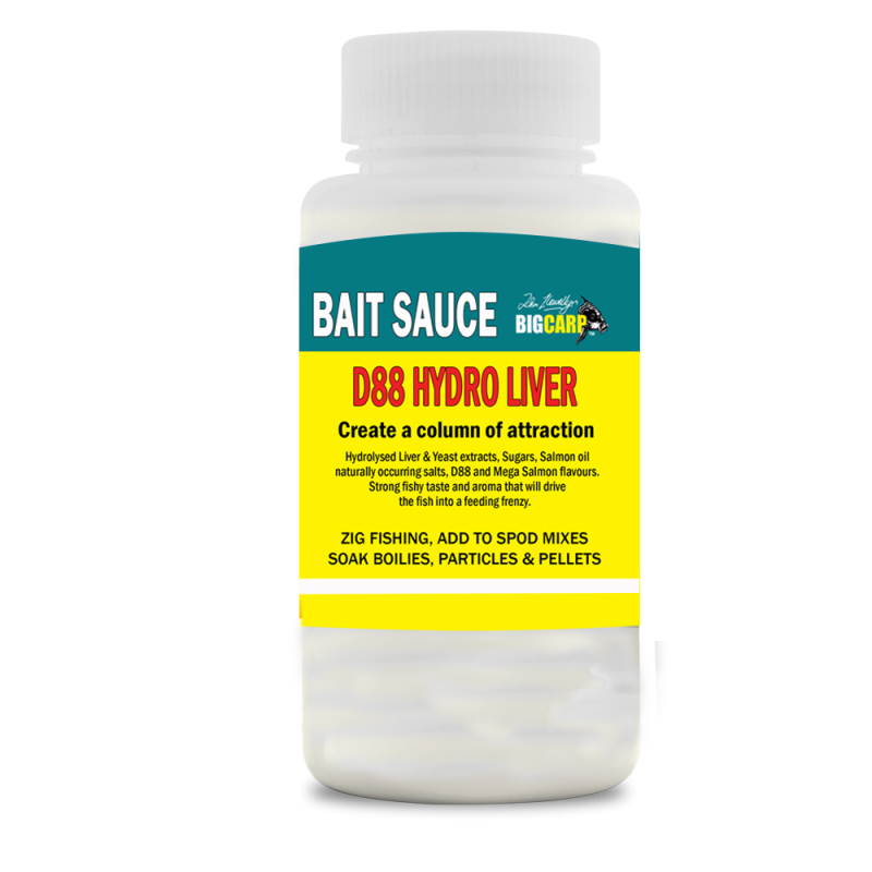 Bait Sauce D88 Hydro Liver 500ml – Booster carnée puissant pour carpe | CarpeConnect