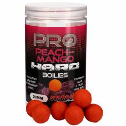 Starbaits Probiotic Peach Mango Hard Baits 24mm 200g – Bouillettes dures carpe