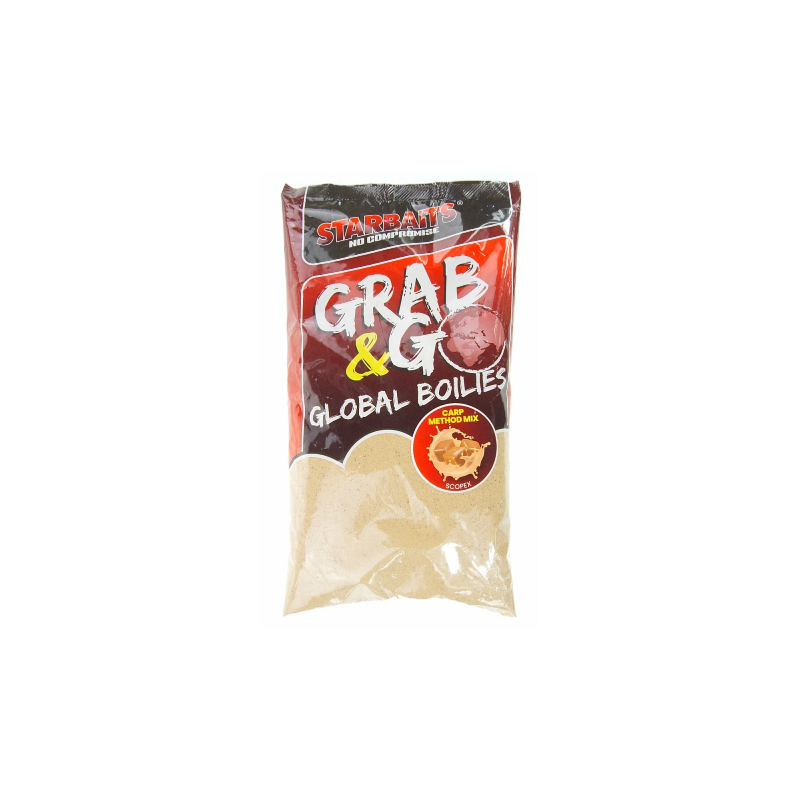 STARBAITS Grab & Go Global Carp Method Mix Scopex 1,8 kg – Method Mix Scopex Carpe | CarpeConnect.com