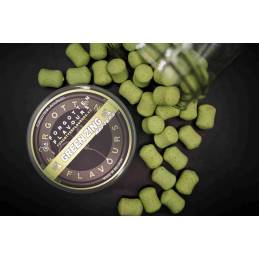 Forgotten Flavours Green Zing Wafters 15x12mm Barrels – Bouillettes flottantes pour carpe | CarpeConnect