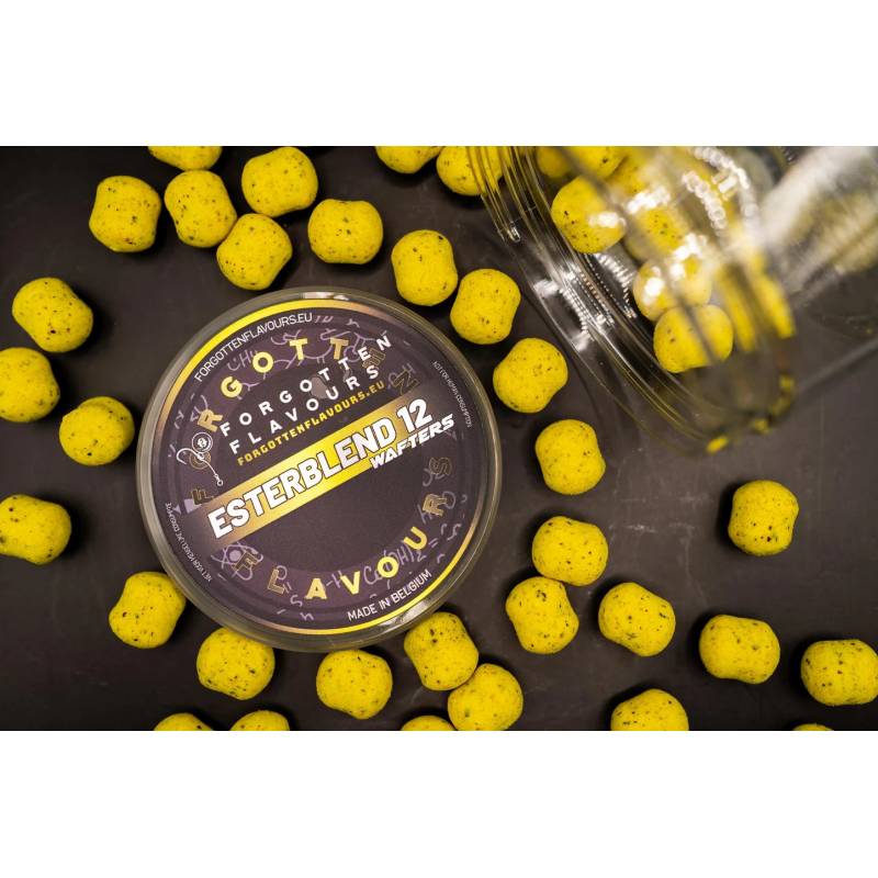 Forgotten Flavours Esterblend 12 Wafters 14x10mm – Bouillettes flottantes pour carpe | CarpeConnect