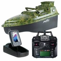 Bateau Amorceur Anatec Monocoque S IVY + AN-I6X+ Sondeur Couleur ALF500