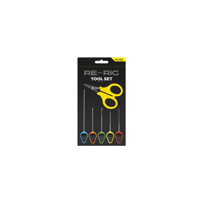 Avid Carp Re-Rig Tool Set – Kit aiguilles et ciseaux montage carpe | CarpeConnect