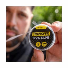 AVID Carp Transfer PVA Tape 5mm – Ruban PVA Robuste pour Pêche à la Carpe