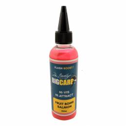 Flash Boost Fruit Bomb Salmon 100ml Rose Big Carp Hi-Attract | CarpeConnect
