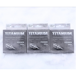 Katran Nylon Titanium Feeder 300 m 0.245 mm fil feeder haute performance | CarpeConnect