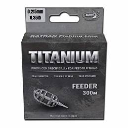 Katran Nylon Titanium Feeder 300 m 0.215 mm fil feeder haute performance | CarpeConnect