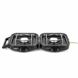 Réchaud SONIK Sizzla 2 Burna Stove 2 feux – Réchaud camping pêche carpe compact