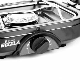 Réchaud SONIK Sizzla 2 Burna Stove 2 feux – Réchaud camping pêche carpe compact