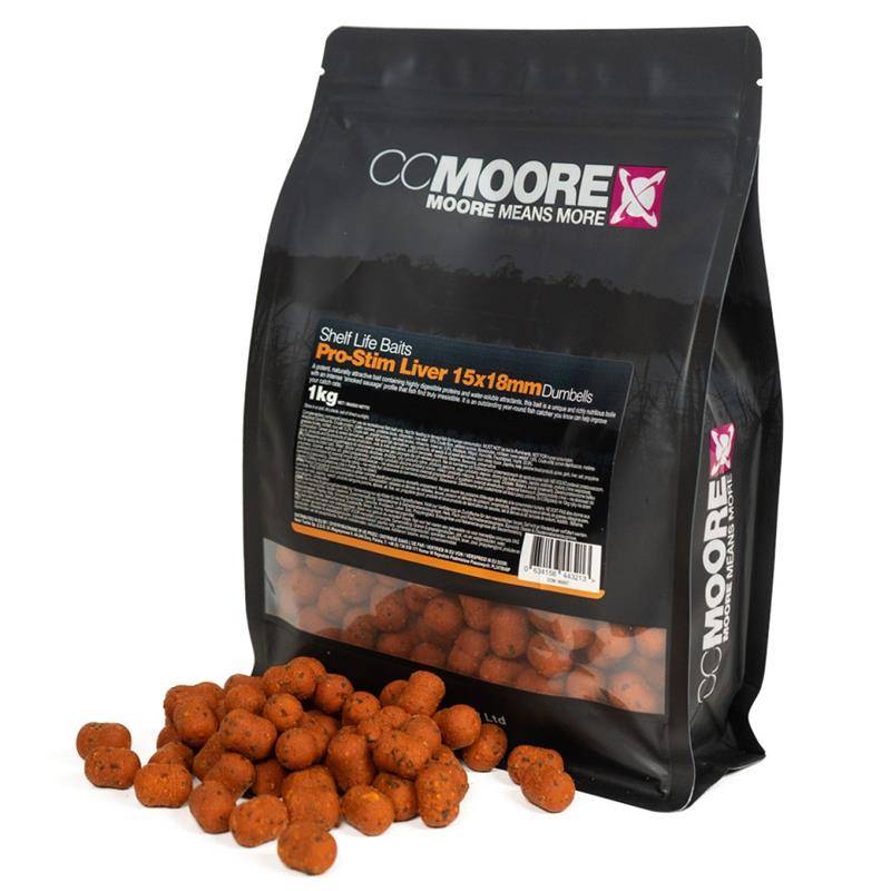 CC MOORE PRO-STIM LIVER 15X18 MM DUMBELLS 1 KG