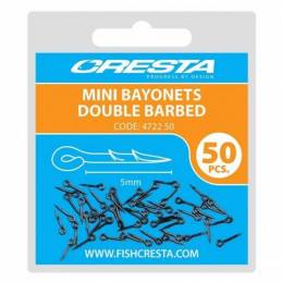 CRESTA MINI BAYONETS DOUBLE BARBED