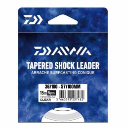 Daiwa Tete De Ligne Conique Tapered Shock Leader 37/100 57/100 5X15 M
