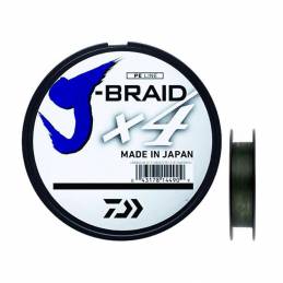 Tresse Daiwa J-Braid X4B Vert 270m 33/100 | CarpeConnect