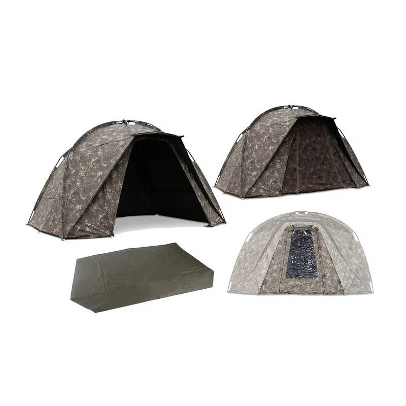 Nash Titan Hide Camo Pro XL Full System – Biwy carpe XL 275x205 cm 20000mm