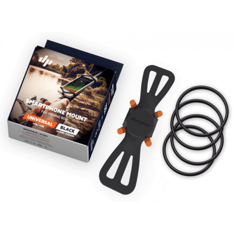 Fixation Smartphone sur Canne Deeper – Support Smartphone Pêche | Accessoire Deeper