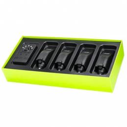 Nash Siren R3+ Presentation Set 4 Rod avec 4 détecteurs carpe et centrale R3+