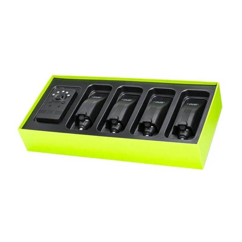 Nash Siren R3+ Presentation Set 4 Rod avec 4 détecteurs carpe et centrale R3+