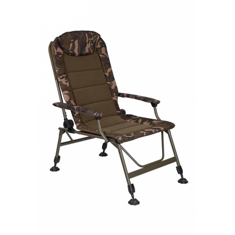 Fox Camolite Large Recliner Chair Compact Standard XL Chaise Carpe Confort Réglable | CarpeConnect