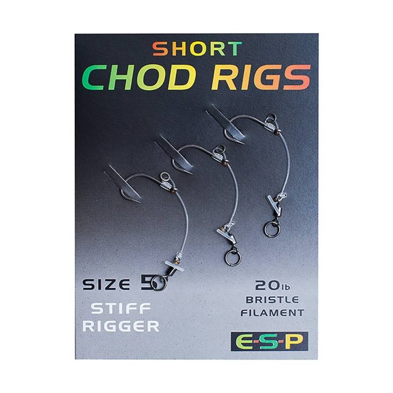 Esp Chod Rigs Size 5 Stiff Rigger