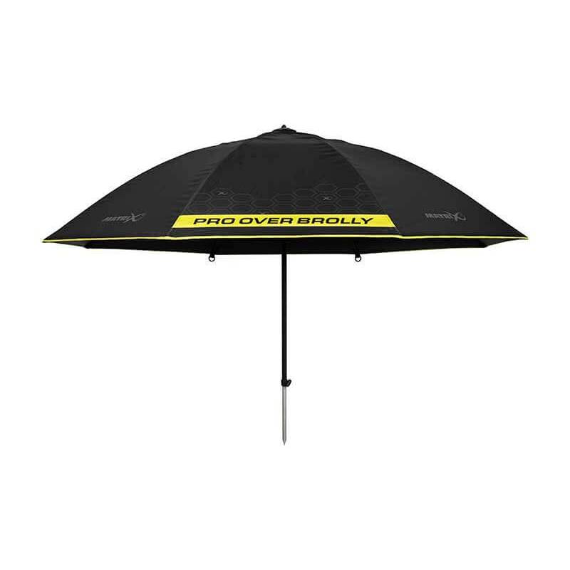 Matrix Pro Over Brolly - Parapluie de pêche robuste et inclinable | CarpeConnect