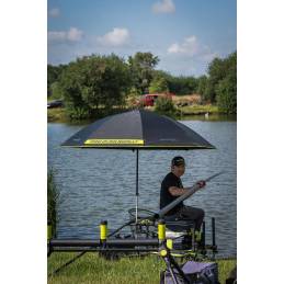 Matrix Pro Over Brolly - Parapluie de pêche robuste et inclinable | CarpeConnect