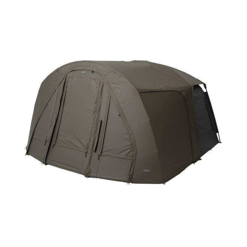 Trakker Tempest RS 100 Social Cap – Camo, extension abri Tempest RS 100, porche 120 cm