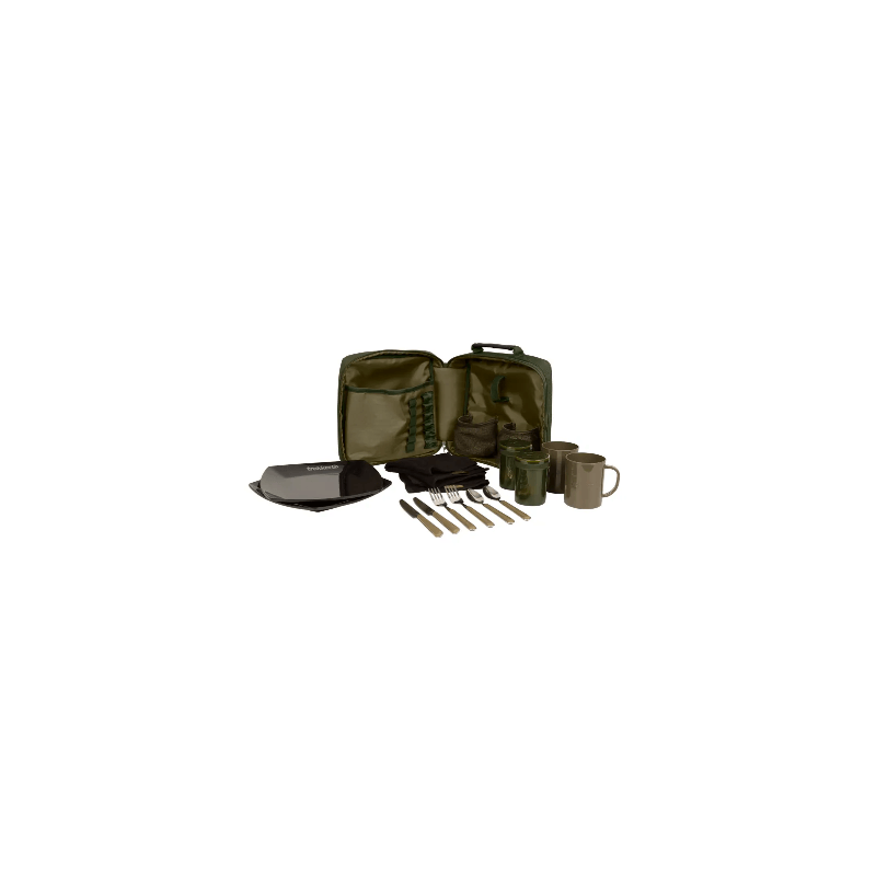 Trakker NXG Deluxe Food Set – Set repas complet pour 2 personnes, sac compact et résistant