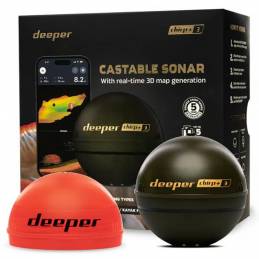 Deeper CHIRP+3D, sondeur sans fil avec GPS et création carto 3D
