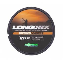 Korda Long Chuck Tapered Leaders 12-30lb – Bas de Ligne Anti-Choc Longue Distance | CarpeConnect
