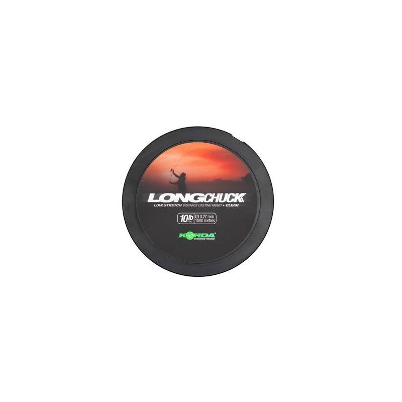 KORDA LONG CHUCK CLEAR 10lb/4.5kg/0.27mm/1000m