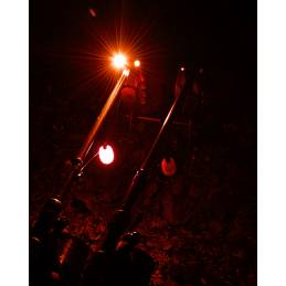 Fox Black Label Dumpy Halo Bobbin White, indicateur de touche LED, visibilité accrue, pêche carpe