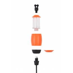 Fox Black Label Dumpy Halo Bobbin White, indicateur de touche LED, visibilité accrue, pêche carpe
