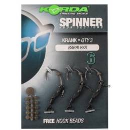 Korda Spinner Hook Sections Krank 6 Barbless