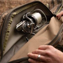 Korda Compac 5 Rod Divide Holdall 12', housse cannes pêche, protection moulinets, robuste et légère