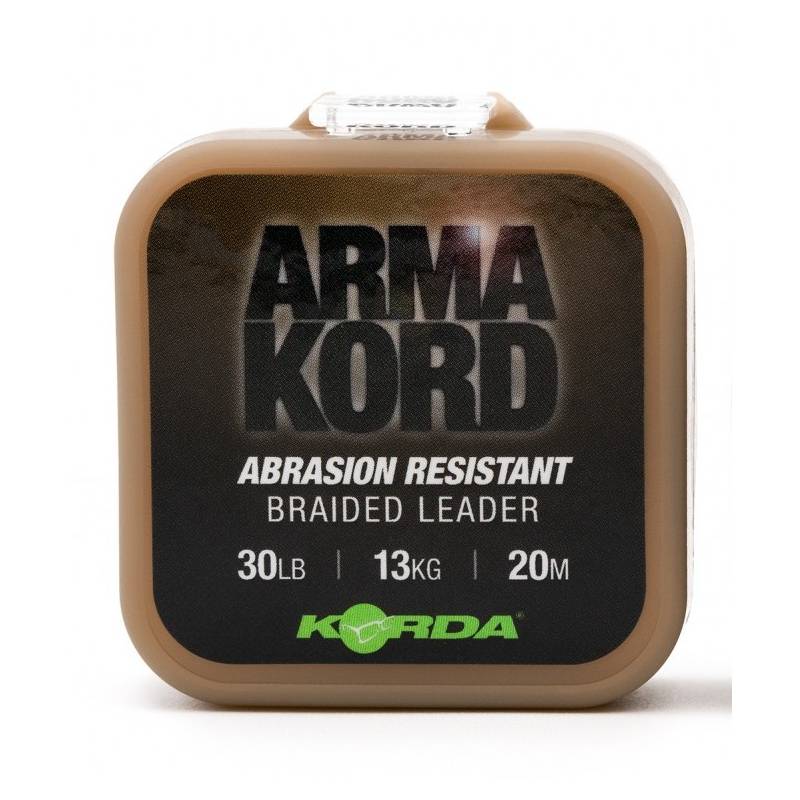 Korda Arma-Kord 30 lbs - Shockleader Tressé Résistant | www.CarpeConnect.com